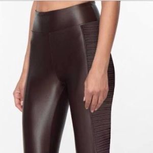 KORAL high-rise chocolate legging NWT